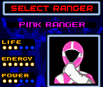 Character Select - Power Rangers Lightspeed Rescue