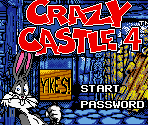 Main Menu & Password Screen - Bugs Bunny Crazy Castle 4