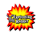 Exploding Rabbit Logo - Super Mario Bros. Crossover