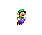 Luigi - Super Mario World - Super Mario Bros. Crossover