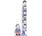 Piggyback Ride - Osomatsu-san Hesokuri Wars: Battle of the NEETs