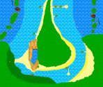 Whale Bay Minimap - Diddy Kong Racing DS