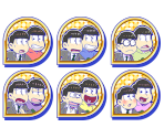 Set Icons (Adult and 18 Years Old) - Osomatsu-san Hesokuri Wars: Battle of the NEETs