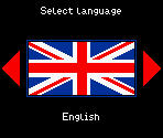 Language Select Screens - E.T. the Extra-Terrestrial and the Cosmic Garden