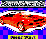 Title Screen & Menus - Roadsters '98 (Prototype)