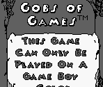 Game Boy Error Message - Gobs of Games / Games Frenzy