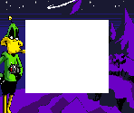 Super Game Boy Border - Daffy Duck: The Marvin Missions