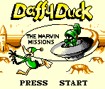 Title & Password Screen - Daffy Duck: The Marvin Missions