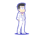 Karamatsu (Overralls: Colourless) - Osomatsu-san Hesokuri Wars: Battle of the NEETs