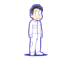 Choromatsu (Overralls: Colourless) - Osomatsu-san Hesokuri Wars: Battle of the NEETs