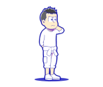 Todomatsu (Overralls: Colourless) - Osomatsu-san Hesokuri Wars: Battle of the NEETs