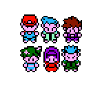 Overworld Characters - Pokémon Leaf Green (Bootleg)