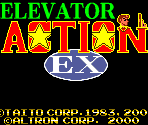 Company Logos, Language Select & Title Screen - Elevator Action EX