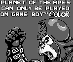 Game Boy Error Message - Planet of the Apes