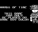 Game Boy Error Message - Hands of Time