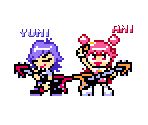 Ami Onuki and Yumi Yoshimura (Mega Man 8-bit Deathmatch-Style) - Cartoon Network Customs