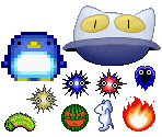 Enemies and Bosses - Ecoco de Fight!