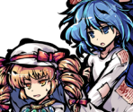 Joon and Shion Yorigami (Portraits) - Touhou Gouyoku Ibun (Sunken Fossil World)