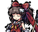 Reimu Hakurei (Portraits) - Touhou Gouyoku Ibun (Sunken Fossil World)