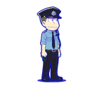 Osomatsu (Matsu Noir: Akatsuka Police) - Osomatsu-san Hesokuri Wars: Battle of the NEETs