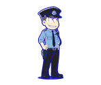 Karamatsu (Matsu Noir: Akatsuka Police) - Osomatsu-san Hesokuri Wars: Battle of the NEETs
