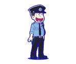 Jyushimatsu (Matsu Noir: Akatsuka Police) - Osomatsu-san Hesokuri Wars: Battle of the NEETs