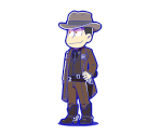 Karamatsu (Robot Gunslinger) - Osomatsu-san Hesokuri Wars: Battle of the NEETs