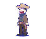 Jyushimatsu (Robot Gunslinger) - Osomatsu-san Hesokuri Wars: Battle of the NEETs