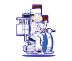 Karamatsu (Soba Restaurant) - Osomatsu-san Hesokuri Wars: Battle of the NEETs