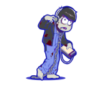 Karamatsu (Zombie) - Osomatsu-san Hesokuri Wars: Battle of the NEETs