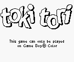 Game Boy Error Message - Toki Tori