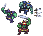 Enemies (Stage 5-7, Heishi) - Pocky & Rocky Reshrined