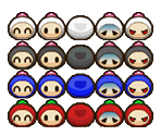 Battle Mode Palettes - Bomberman Kart DX