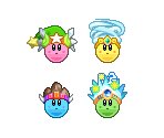Kirby's Return to Dream Land Ability Icons - Kirby Customs