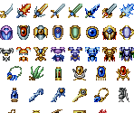 Items & Equipment - Ys IV: Mask of the Sun (JPN)