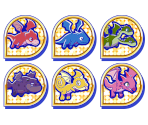 Set Icons (Baby Dragon) - Osomatsu-san Hesokuri Wars: Battle of the NEETs
