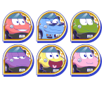 Set Icons (Car) - Osomatsu-san Hesokuri Wars: Battle of the NEETs