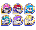 Set Icons (Sweet Villain: Black Suit) - Osomatsu-san Hesokuri Wars: Battle of the NEETs