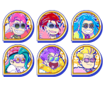Set Icons (Sweet Villain) - Osomatsu-san Hesokuri Wars: Battle of the NEETs
