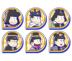 Set Icons (Chess Matsu: Black) - Osomatsu-san Hesokuri Wars: Battle of the NEETs