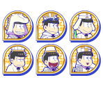 Set Icons (Chess Matsu: White) - Osomatsu-san Hesokuri Wars: Battle of the NEETs