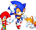 Blue Spheres Menu & Objects - Sonic Origins