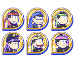 Set Icons (Cheer Matsu) - Osomatsu-san Hesokuri Wars: Battle of the NEETs