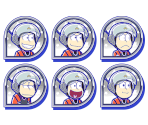 Set Icons (Akatsuka's Earth Defence Force) - Osomatsu-san Hesokuri Wars: Battle of the NEETs