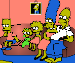 Title Screen - The Simpsons: Bart vs. the Space Mutants