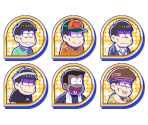 Set Icons (Enjoyable Work) - Osomatsu-san Hesokuri Wars: Battle of the NEETs