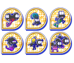 Set Icons (Cthulhu Mini) - Osomatsu-san Hesokuri Wars: Battle of the NEETs
