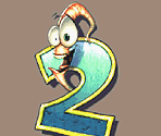 Logos, Title Screen, Fonts, & Cheat Screen - Earthworm Jim 2