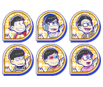 Set Icons (Musical: Dark Past 2) - Osomatsu-san Hesokuri Wars: Battle of the NEETs