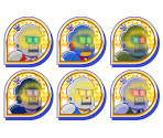Set Icons (New Robo QZ-210) - Osomatsu-san Hesokuri Wars: Battle of the NEETs